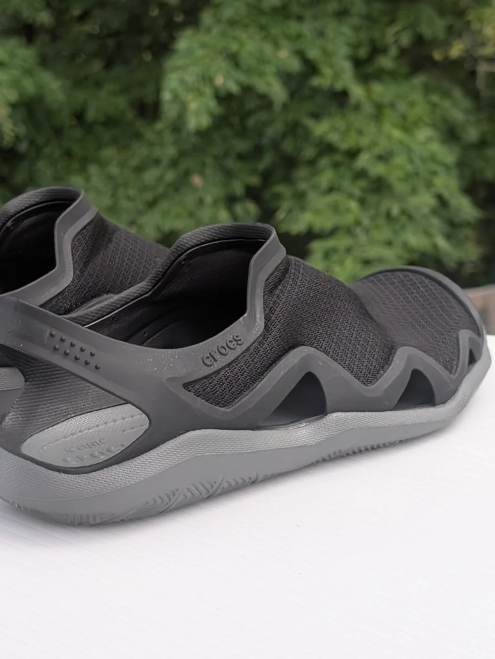 Crocs LiteRide Mesh Slip-On Clog - Black